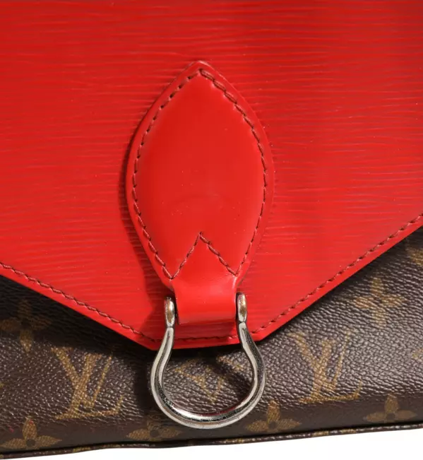 Louis Vuitton  Saint Michel Monogram Epi Shoulder Bag Coquelicot thumbnail 2